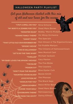 Halloween Playlist Names, 31 Days Of Halloween Activities, Fall Lists, Making Playlists, Bohemian Halloween, 13 Days Of Halloween, Spooky Music