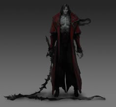 a character from the video game darkside, standing with his hands on his hips