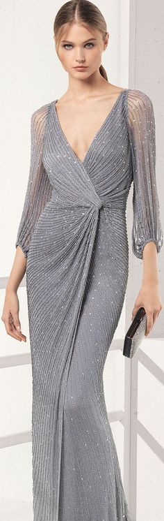 Cocktail Sauce, Outfit Chic, Mothers Dresses, Gorgeous Gowns, Beautiful Gowns, Grey Fashion, Gray Dress