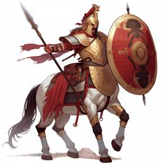 Greek Mythology Dnd, Dnd Centaur, Female Minotaur, Gladiator Art, Greek Soldier, Dungeons And Dragons Game, Chinese Art Girl, Fantasy Races