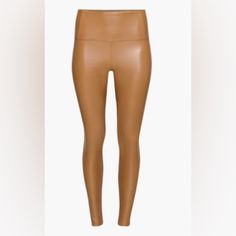 Wilfred Free Daria Vegan Leather Pant Sz S Aritzia Nwt New - Never Worn Cognac Vegan Leather Size S Too Small For Me Brown Tight Full-length Bottoms, Tight Full-length Brown Bottoms, Tight Full-length Brown Pants, Tight Full Length Brown Pants, Vegan Leather Pant, Aritzia Pants, Leather Pant, Cognac, Vegan Leather