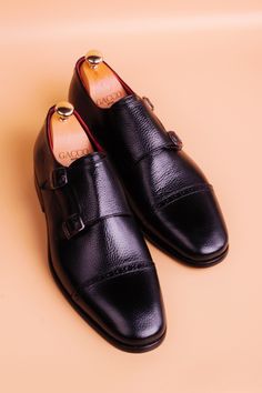 Gacco Socompo Leather Dress Shoes Leather Slip-on Monk Strap Shoes For Galas, Monk Strap Shoes With Leather Lining For Galas, Monk Strap Slip-on Shoes With Stitched Sole For Galas, Monk Strap Slip-on Shoes For Galas With Stitched Sole, Formal Closed Toe Leather Shoes With Stitched Sole, Business Monk Strap Shoes With Stitched Sole, Luxury Monk Strap Shoes With Stitched Sole, Monk Strap Shoes With Leather Sole For Galas, Monk Strap Shoes With Rubber Sole For Galas