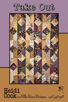 Take Out Cake Quilt, Villa Rosa, Basic Quilt, Sewing Cards, Pdf Quilt Pattern, How To Finish A Quilt, Book Quilt, Lap Quilt, Modern Throws