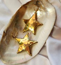 Star Earrings Wizard Core, Core Clothes, Shoe Tattoos, Hollywood Star, Shiny Things, French Wire, I Love Jewelry, Opal Ring, Pretty Jewellery