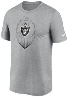 Fit Standard fit, short-sleeve tee Durable, ribbed crew neck Tagless collar Style and Team Spirit Screen-printed team graphics Technology Moisture-wicking Dri-FIT® technology Additional Details Machine washable Officially licensed product Las Vegas Raiders, Team Spirit, Collar Style, Dri Fit, Moisture Wicking, Nike Men, Dark Grey, Access Denied, Fun Sports