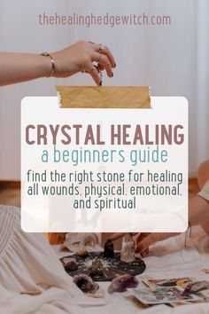 A beginner's guide to crystal healing! These are crystals for healing grief, crystals for healing pain, and crystals for healing the heart. Heal physical, emotional, and spiritual wounds with these crystals. Healing The Heart, Crystals For Healing, Using Crystals, Crystal Healing Chart, Healing Spells, Wound Healing, Skin Healing, Spiritual Healing