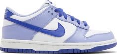 Welcome to SWAXBOX eBay store. Our products are 100% authentic.  Item Description Brand:Nike Item name:Dunk Low GS 'Blueberry'   Color: White/Light Thistle/Lapis Style Number: DZ4456-100 Year of Release :2022 Condition: Brand New w/ Original Box  Size: Please use the scroll down bar to check for sizes available Shipping: We are shipping NOW via eBay shipping. We always DOUBLE-BOX to protect the shoebox. We must ship to the address that you provide to eBay/PayPal at checkout. Please make any corr Hot Sneakers, Grade School, Classic Leather