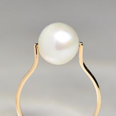 Gumball Pearl Ring | Fine Jewelry | Catbird Jewelry Catbird Jewelry, Ivory Soap, Freshwater Cultured Pearls, Recycled Gold, Gifts For Wedding Party, Pearl Ring, Brilliant Cut Diamond, Freshwater Pearls, Diamond Cuts