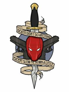 Red Hood Dc, Batman Red Hood, Whatsapp Wallpapers Hd, Comic Tattoo, Batman Tattoo, Batman Comic Art, Batman Universe