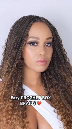 Crochet Box Braids, Crochet Box, Box Braids, Easy Crochet, Braids, Crochet, Plaits