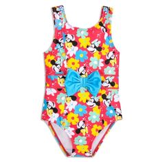 Nwt Disney Store Minnie Mouse Adaptive 1pc Swimsuit Girls Upf 50+ U Pick . Disney Store Exclusive. One-Piece Swimsuit Sublimated Screen Art Includes Minnie Mouse Faces And Flowers Cutout Opening At Mid-Back Self-Stick Fabric Fastener At Top Of Back Front Panel Opening With Self-Stick Fabric Fastener Under Bow Bilateral Hip Self-Stick Fabric Fasteners In Back Diaper Friendly Fully Lined Upf 50+ Built-In Uv Protection For Safer Fun In The Sun! Part Of Our Minnie Mouse Red Swim Collection For Girls Multicolor Character Print Swimwear For Summer, Multicolor Swimwear With Character Print For Summer, Playful Red Sleeveless Swimwear, Multicolor Character Print Swimwear For Play, Multicolor Character Print Swimwear For Beach, Fitted Multicolor Cartoon Print Swimwear, Fitted Multicolor Character Print Swimwear, Fitted Multicolor Swimwear With Character Print, Cute Multicolor Swimwear With Character Print