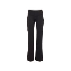 These ultra-stretchy moisture-wicking flare pants move with you through every activity. The elastic waistband and two front pockets provide comfort and convenience. Whether going for a jog or running errands, these versatile pants cater to your on-the-go lifestyle. The flattering flare leg design flatters all body types. Made of a polyester-spandex blend, these machine-washable pants are perfect for the woman always on the move. These ultra-stretchy moisture-wicking flare pants move with you thr Elastane Yoga Pants With Elastic Waistband And 4-way Stretch, Full Length Elastane Yoga Pants With 4-way Stretch, Compression Yoga Pants With 5-inch Inseam, Elastane 4-way Stretch Yoga Pants With Side Pockets, Black Yoga Pants With Light Support And 4-way Stretch, Versatile Pants, Flare Pant, Petite Size Chart, Flare Leg Pants