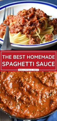 the best homemade spaghetti sauce recipe