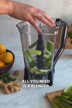 Celery Juice Blender, Cabbage Juice, Juicing With A Blender, Squeezed Lemon, Celery Juice, Filtered Water, Nut Milk, Green Juice, Healthy Eating Habits