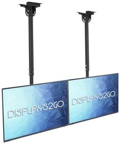 two television screens with the words display 250 displayed on them