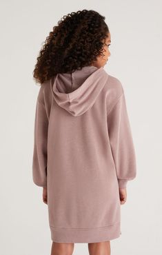 The Girls Aiden Hoodie Dress is an oversized comfort dream! Complete with a hood, pouch pocket, and rib details. Made using our ultra comfy CVC Fleece, she'll wanna wear it all day, and all season long. Fabric Content: 60% Cotton 40% Polyester Fall Hoodie With Kangaroo Pocket For Lounging, Casual Oversized Sweatshirt Dress For Loungewear, Cozy Hooded Hoodie For Sleepover, Cozy Long Sleeve Hoodie For Sleepovers, Hooded Sweatshirt Dress For Winter Loungewear, Hoodie Sweatshirt Dress For Loungewear, Loungewear Hoodie Sweatshirt Dress With Drawstring, Fall Hooded Sweatshirt Dress For Loungewear, Hooded Sweatshirt Dress For Fall Loungewear