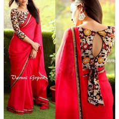 Kalamkari Blouse Designs, Latest Saree Blouse, Kalamkari Blouse, Machine Work, New Blouse Designs