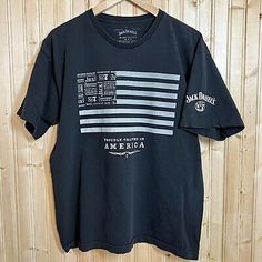 Jack Daniels T Shirt Flag Proudly Crafted In America Whiskey Faded Black Sz L | eBay Jack Daniels T Shirt, Jack Daniels Tshirt, Jack Daniels, Flag Shirt, Tshirt Design, In America, Whiskey, Tshirt Designs, Flag