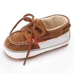 • Upper Material: Cotton Fabric• Season: Spring & Autumn• Closure Type: Lace-Up• Pattern Type: Solid• Outsole Material: EVA• Fit: Fits true to size, take your normal size• Width Options: Medium / Wide• Shipping Worldwide• Import Product• Item # 13770230 Casual Brown Sneakers For Playtime, Brown Non-slip Sneakers For Spring, Closed Toe Sneakers For Playtime, Summer Playtime Sneakers With Closed Toe, Boys Loafers, Boys Cowboy Boots, Casual Shoes Outfit, Baby Shoe Sizes, Baby Sneakers