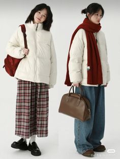 December In Japan, Japanese Layered Fashion, Japanese Autumn Fashion, Japan In December, Warm Winter Clothes