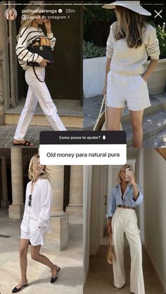 Looks inspiração Old Money para Kibbe Natural Flamboyant Natural Style, Natural Outfits, Natural Clothing Style, Kibbe Types, Flamboyant Natural