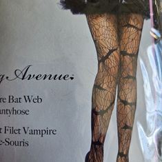 Halloween Vampire Bat Web Net Pantyhose, Sz All, Nwt. Vampire Bat Costume, Stretch Halloween Party Hosiery, Goth Bat Costume, Vintage Bat Halloween Costume, Gothic Party Tights, Bat Halloween Costume, Vampire Costumes, Halloween Vampire, Leg Avenue