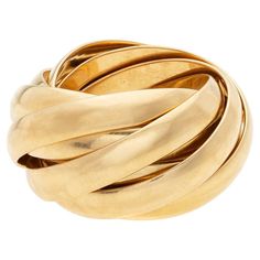 Tiffany And Co Paloma Picasso Rings, Tiffany Gold Ring, Paloma Picasso Jewelry, Roller Ring, Interlocking Ring, Paloma Picasso, Gold Statement Ring, Tiffany And Co, Dear Santa