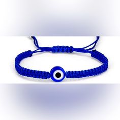 Brand New Fast Shipping Evil Eye Blue Bracelet Evil Eye Blue, Blue Evil Eye, Blue Bracelet, Adjustable Bracelet, Womens Jewelry Bracelets, Evil Eye, Color Blue, Women Jewelry, Brand New