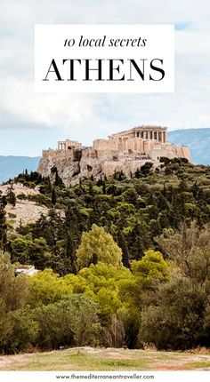 the acrobatic part of greece with text overlay that reads, no local secrets athens