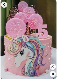 Birthday Cake For Daughter, Unicorn Cake Design, Unicorn Birthday Party Cake, Purple Cakes Birthday, Little Pony Cake, Pony Cake, Unicorn Themed Birthday Party, 4th Birthday Cakes