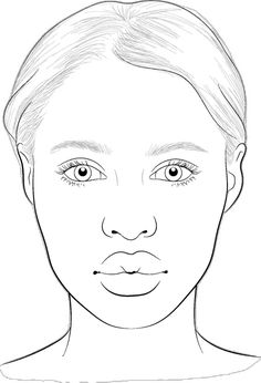 a woman's face is shown in black and white, with one half drawn