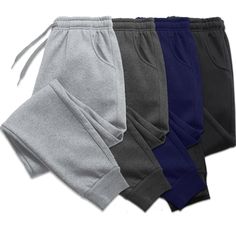 Men's Casual Fleece Sports Jogging Sweatpants are both fashionable and cozy. They are constructed of high-quality materials like polyester and cotton. Winter and fall are the best seasons to wear these skinny pants. These pants are more enticing and demanding because of their style, which is inspired by a casual. These pants may be quickly washed in the washing machine. Specifications: Applicable Season: Autumn And Winter Fabric Type: Broadcloth Closure Type: Drawstring Decoration: Pockets Front Casual Pants Style, Sweatpants Style, Casual Sweatpants, Sports Trousers, Fleece Sweatpants, Mens Pants Fashion, Sports Pants, Jogging Pants, Men Fits