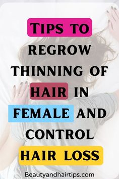 Tips to Regrow Thinning of hair in Female and Control Hair Loss: There are three important ways in which anyone especially a female can regrow your thinning hair and recover your hair loss. And these are, natural supplements and remedies, medicinal prescriptions and treatments, and cosmetic options. Let us look into these options in detail. 1. Natural Supplements and Remedies 2. Medicinal Prescriptions 3. Cosmetic Options #TipstoRegrowThinningofhairinFemaleandControlHairLoss | Regrow hair| Hair| Regrow Hair Women, Regrow Thinning Hair, Going Bald, Regrow Hair, Female Hair, Hair Control, Hair Breakage, Thinning Hair, Natural Supplements