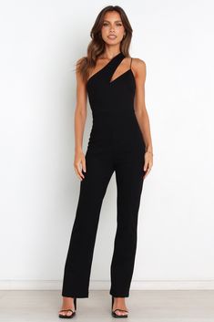 DETAILS   If you're planning for the perfect party jumpsuit, look no further! Our one shoulder jumpsuit is the perfect choice to make a statement. This jumpsuit has a double one shoulder strap feature and an invisible zip at the back.  If you are in between sizes,   we do suggest selecting the size down due to the to stretch in this fabrication.   one shoulder style  double one shoulder strap feature  back invisible zip   stretch material   unlined   material - 70% Cotton 25% Nylon 5% Spandex Colour Names List, Party Jumpsuit, Burgundy Jumpsuit, Petal And Pup, One Shoulder Jumpsuit, Red Jumpsuit, Jumpsuit Party, Jumpsuit Black, Long Jumpsuits