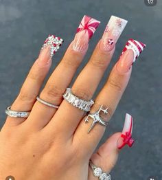 @ nyahnicolenails on ig Short Hills, Christmas Nails Acrylic, Vacation Vibes