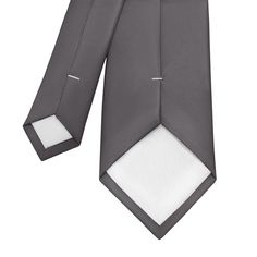 Feel sophisticated and mysterious in this solid dark gray wedding tie matched to Azazie Steel Grey.Knotty Tie Co. is not affiliated with Azazie. We print our own textiles with colors that match closely to Azazie's swatches. Classic Gray Suit And Tie Accessories For Wedding, Classic Gray Tie For Black Tie Events, Gray Standard Tie For Business, Gray Standard Tie For Formal Occasions, Elegant Gray Business Tie, Classic Gray Tie For Wedding, Classic Gray Standard Tie And Suit Accessories, Gray Suit And Tie Accessories For Black Tie Event, Elegant Gray Suit And Tie Accessories For Formal Occasions