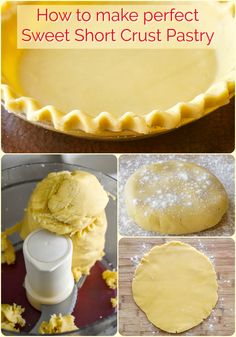 how to make perfect sweet short crust pastry