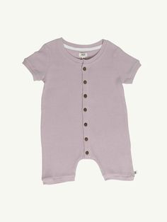 -hover- Cotton Ribbed Onesie In Solid Color, Solid Color Cotton Ribbed Onesie, Ribbed Cotton Onesie, Casual Ribbed Onesie For Loungewear, Casual Ribbed Onesie, Ribbed Cotton Onesie For Loungewear, Organic Cotton Short Sleeve Onesie For Playwear, Organic Cotton Playwear Onesie, Casual Cotton Ribbed Onesie