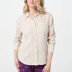 Serra Retreat By Joie Rucker Malibu Bluffs Buff Button Down Elastic Cuff Shirt, Size Small. A Drive Down The Pch Sounds Like Heaven -- But You're Miles From The Coast. Change Into This Deliciously Soft Denim Shirt (With Carefree Scrunch Sleeves) And Channel The Coastal-Cool Vibes Wherever You Land. From Serra Retreat By Joie Rucker. Features: Collar, Button-Front Closure, Two Front-Chest Pockets, Long Sleeves, Push-Up Elastic Thread Details At Cuffs, Signature Sparrow Embroidery At Left Hem Seam Beige Button-up Top With Button Cuffs, Button-up Beige Blouse With Button Cuffs, Beige Button-up Shirt With Button Cuffs, Beige Shirt With Button Cuffs For Daywear, Beige Button-up Blouse With Buttons, Beige Button-up Office Shirt, Beige Button-up Shirt For Office, Beige Shirt With Button Cuffs For Fall, Beige Relaxed Fit Blouse With Button Closure