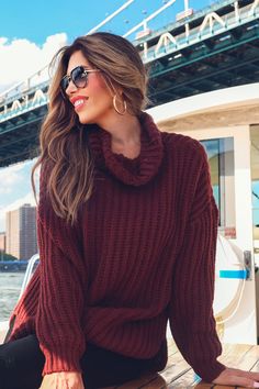 PREORDER-Cabin Fever Cowl Neck Sweater Chunky Knit Cowl, Neoprene Tote, Cabin Fever, Knit Cowl, Chunky Sweater, Cowl Neck Sweater, Knitting Materials, Cozy Sweaters, Hottest Trends