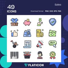 49 free icons of Sales designed by Vitaly Gorbachev Free Icon, Flat Icon, Art Inspo, Color, Design