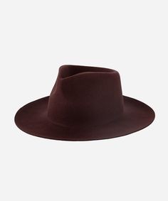 Gigi Pip felt hats for women - Zephyr Rancher - fedora teardrop crown with a stiff upturned brim [dark cherry] Rancher Hat, Halo Style, Wearing A Hat, Fashion Pictures, Hat Sizes, Hat Fashion, Traditional Style, Hats For Women, Two By Two