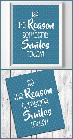 Be the REASON Someone SMILES TODAY Quote Instant Download Digital Typography Wall Decor Digital Typography, Typography Wall Decor, Nook Decor, Wall Art Decor Prints, Be The Reason, Today Quotes, Typography Wall, Color Harmony, A Classroom