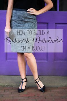 When I was a business student at Baylor University I realized my senior year that I had about five business appropriate outfits that I could wear to professional events. This consisted of job fairs, interviews, speaking events...etc. I wondered... #businessfashion #businessprofessional #corporate Business Professional Women, Business Student, Business Wardrobe, Business Professional Attire, Build Business, Comfortable Work Shoes, Build A Business, Baylor University