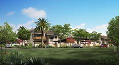 an artist's rendering of the exterior of a multi - family apartment complex in florida