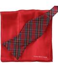 $60 Tallia Men's Red Bling Bow Tie Pocket Square Set | eBay