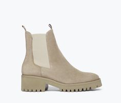 Suede Waterproof Ankle Boots With Lug Sole, Freda Salvador Brooke Boot, High-top Suede Waterproof Boots With Lug Sole, Medium Width Lug Sole Chelsea Boots, Lace-up Suede Waterproof Boots With Lug Sole, Chunky Socks, Freda Salvador, Half Shoes, Western Ankle Boots