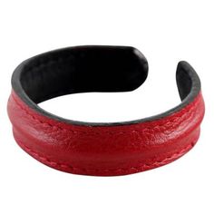 Crafted by hand of leather this wristband bracelet from Thailand makes the perfect accessory for men and women. Chaloemphon presents the fantastic bracelet featuring a solid color in red. Red Leather Bracelet, Country Jewelry, Simply Red, Geek Jewelry, Ribbon Jewelry, Leather Cuff Bracelet, Wristband Bracelet, Printed Jewelry, Red Bracelets