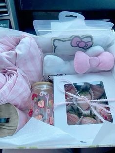 the contents of a baby's diaper in a car