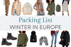 the back to school packing list for winter in europe